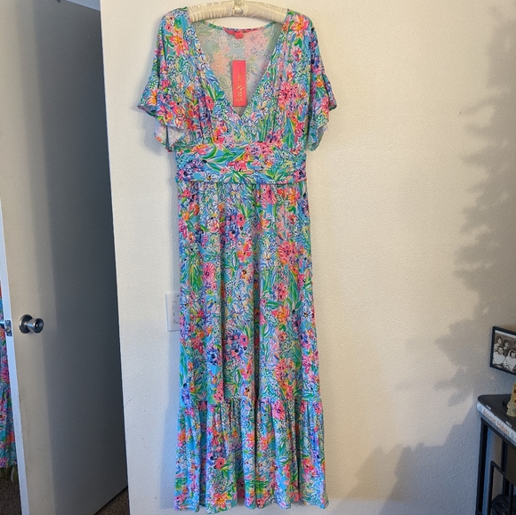 {Lilly Pulitzer} Brand New Jessi Midi Dress - Picture 7 of 11